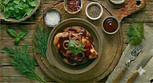 Бургер з куркою BBQ