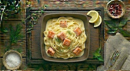 Паста з лососем