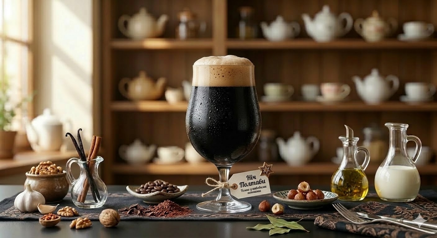 Темне пиво "Ніч Полтави" ★