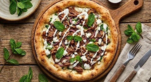 Піца з бараниною та м'ятою ★