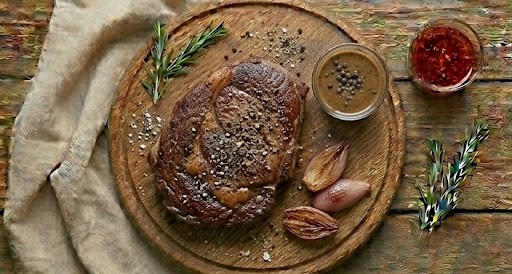 Стейк з перцем