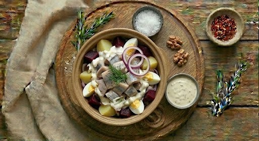 Салат з оселедцем