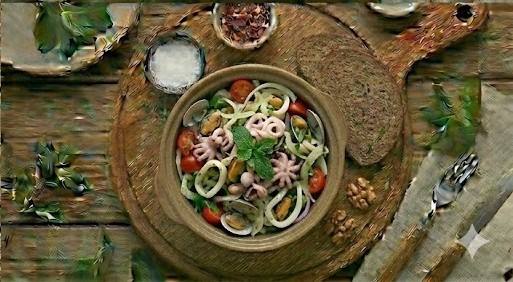 Салат з морепродуктами