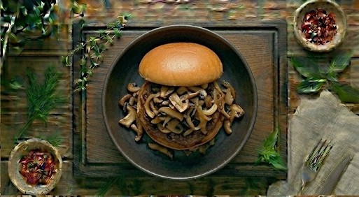 Бургер з грибами