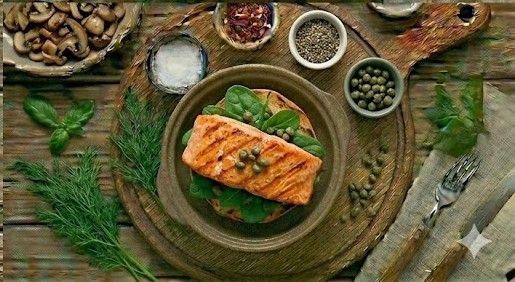 Бургер з лососем